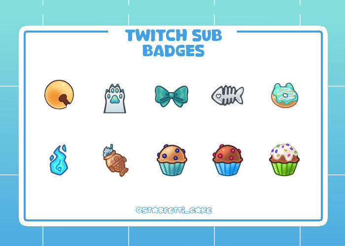 Twitch sub Badges (Custom)